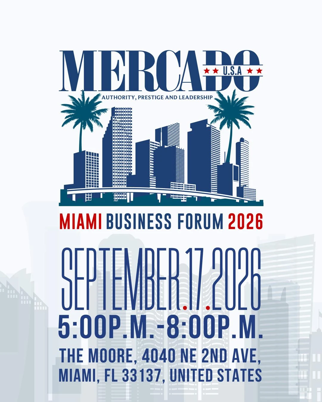 PCFTZ y DP World en Mercado Business Forum Miami 2026 @ Punta Cana Free Trade Zone, PCFTZ - Dominican Republic